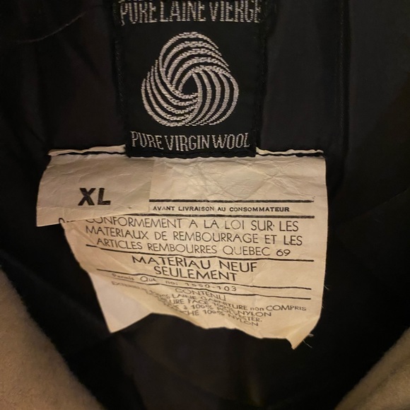 RARE Vintage James Bay Wool Fur Lined Hood Parka - Picture 6 of 16